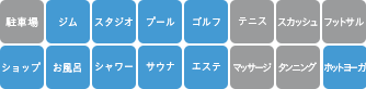 メガロス 三鷹店施設一覧