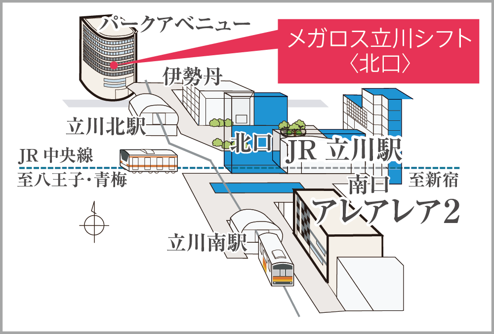 立川Shift 地図