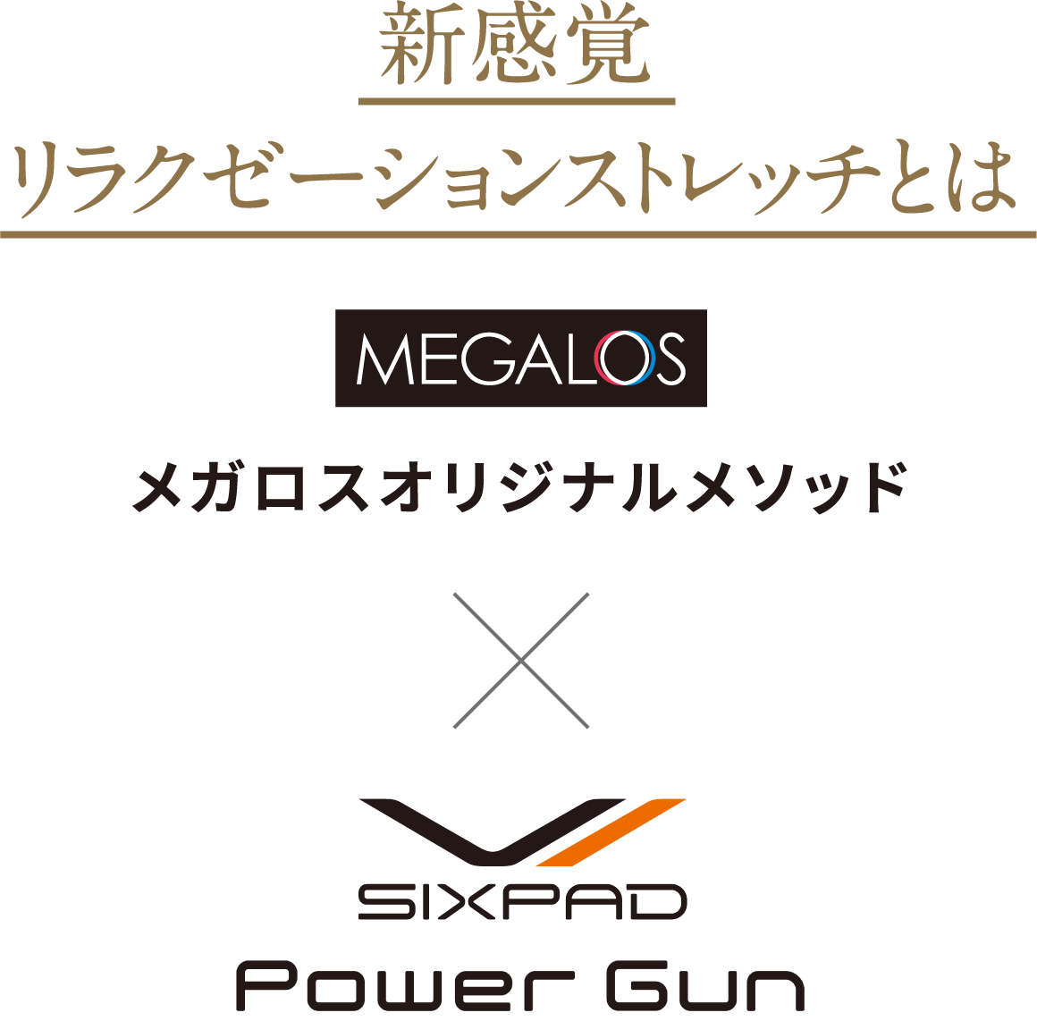 新感覚リラクゼーションストレッチ メガロスオリジナルメソッド×SIXPAD Power Gun
