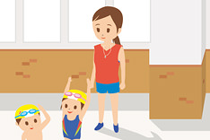 フロアの隅から隅まで見守る監視スタッフイメージ①