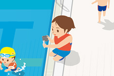 クリーンな水で、さわやかスイミングイメージ①