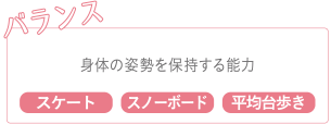 バランス